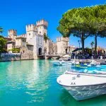 mittelalterliche Burg Sirmione am Gardasee