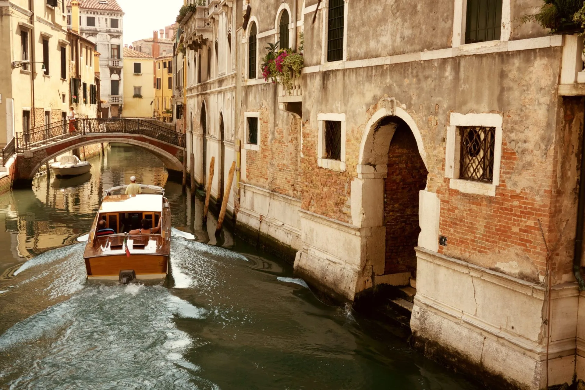 Luxury boat ride in venice
