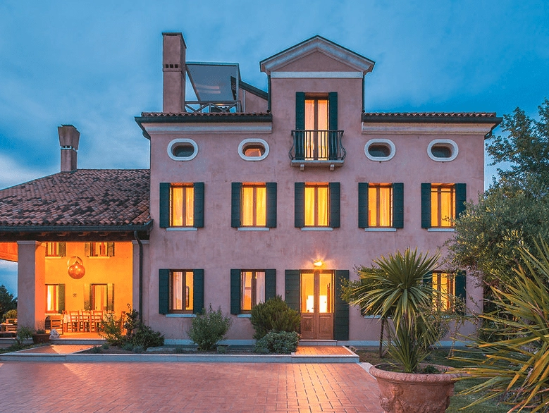 The villa