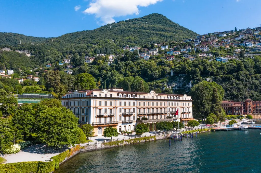 Luxe hotel aan het Comomeer. Villa d'Este, Cernobbio.